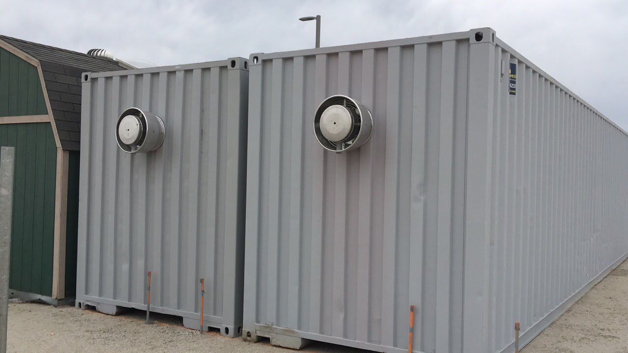 Power vent for shipping containers for sale