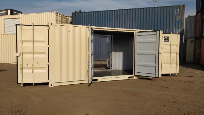 20ft quad door shipping container for sale