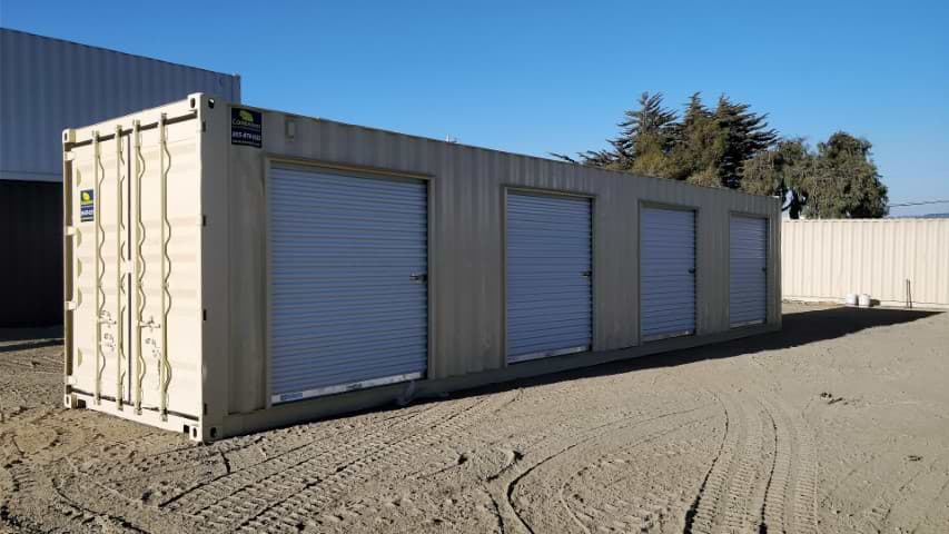 40ft storage containers with Roll-Up doors for sale