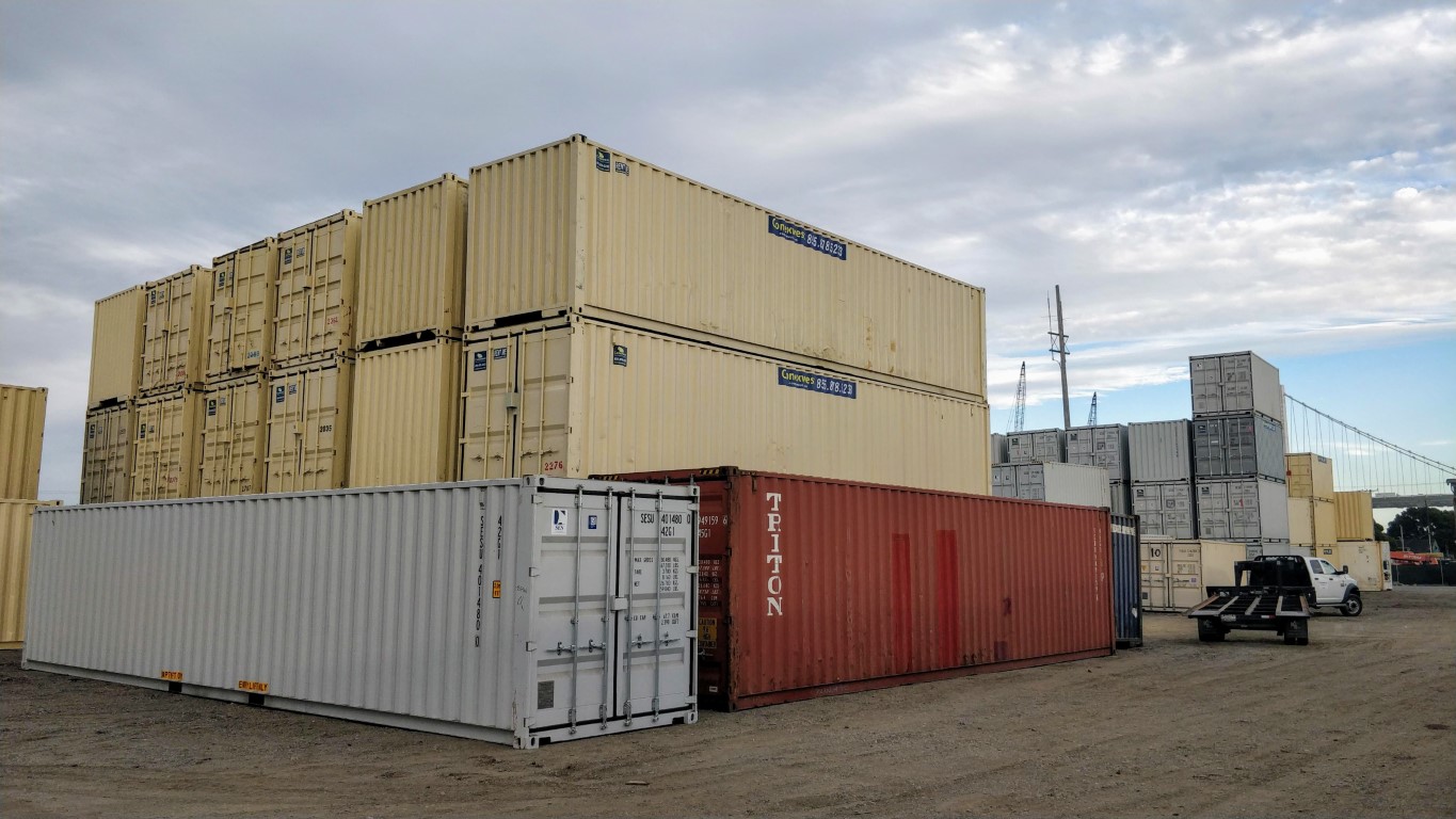 Buy shipping containers in San Francisco California