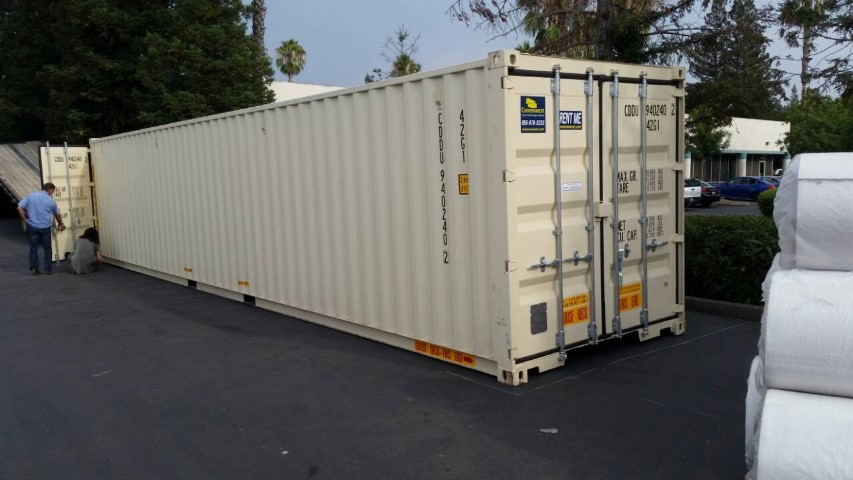 40ft Storage Container With Doors on Both Ends for Rent