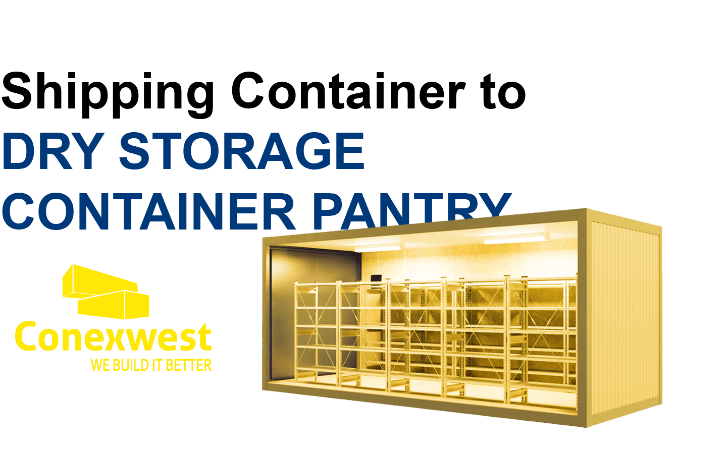 Dry storage container pantry