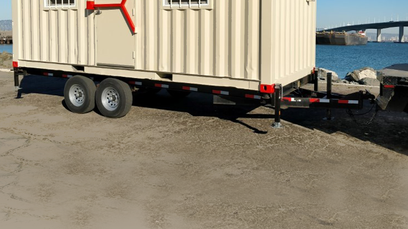 20ft Bumper Pull Container Chassis