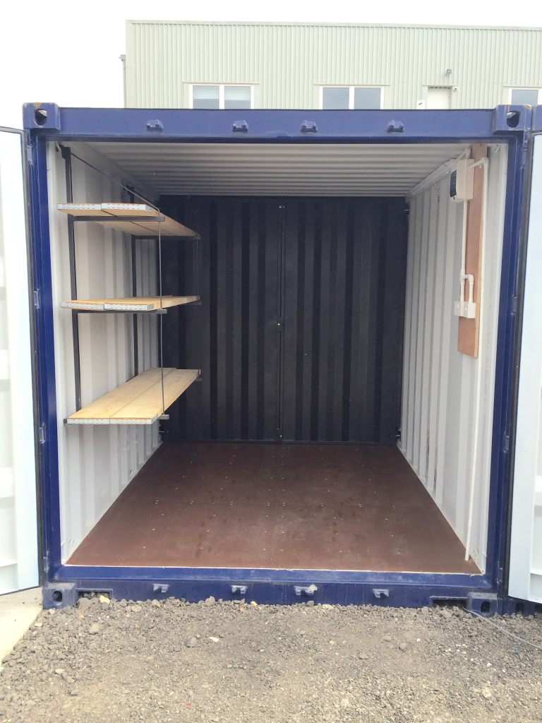 Shipping container storage