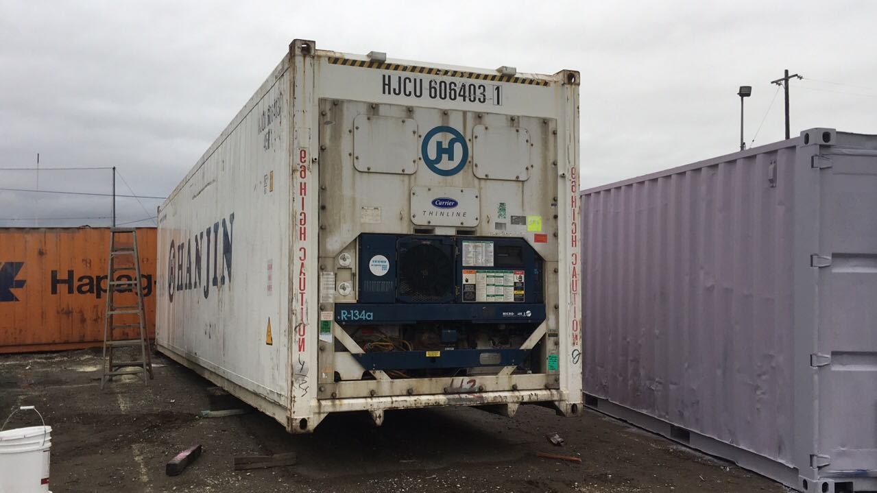 used 40ft refrigerated container