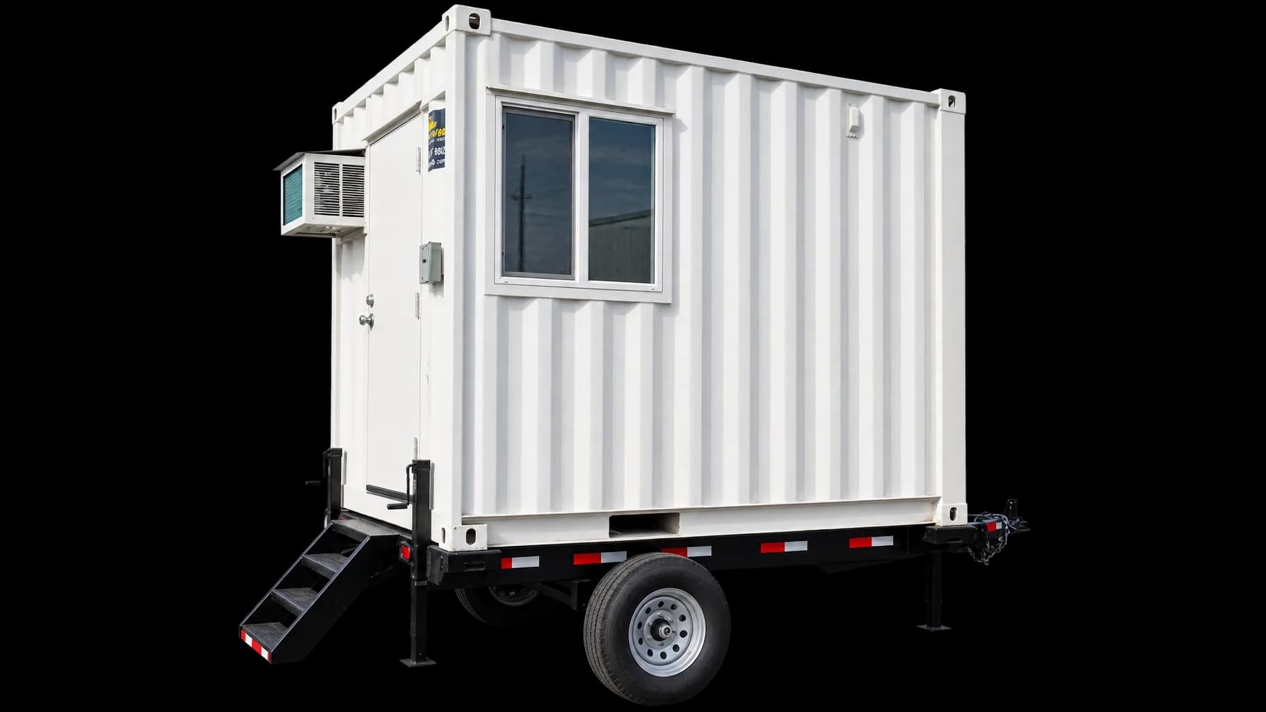 10ft Mobile Office Container w/ Trailer