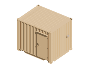 10ft New ADA Restroom Container