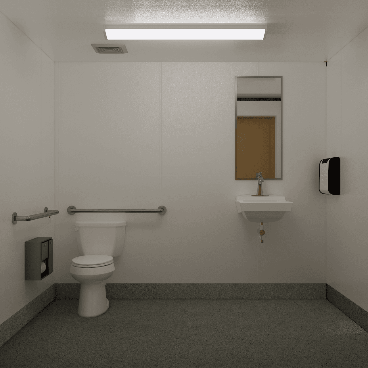 10ft New ADA Restroom Container