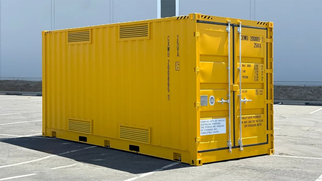 20 New High Cube Open Side Hazmat 