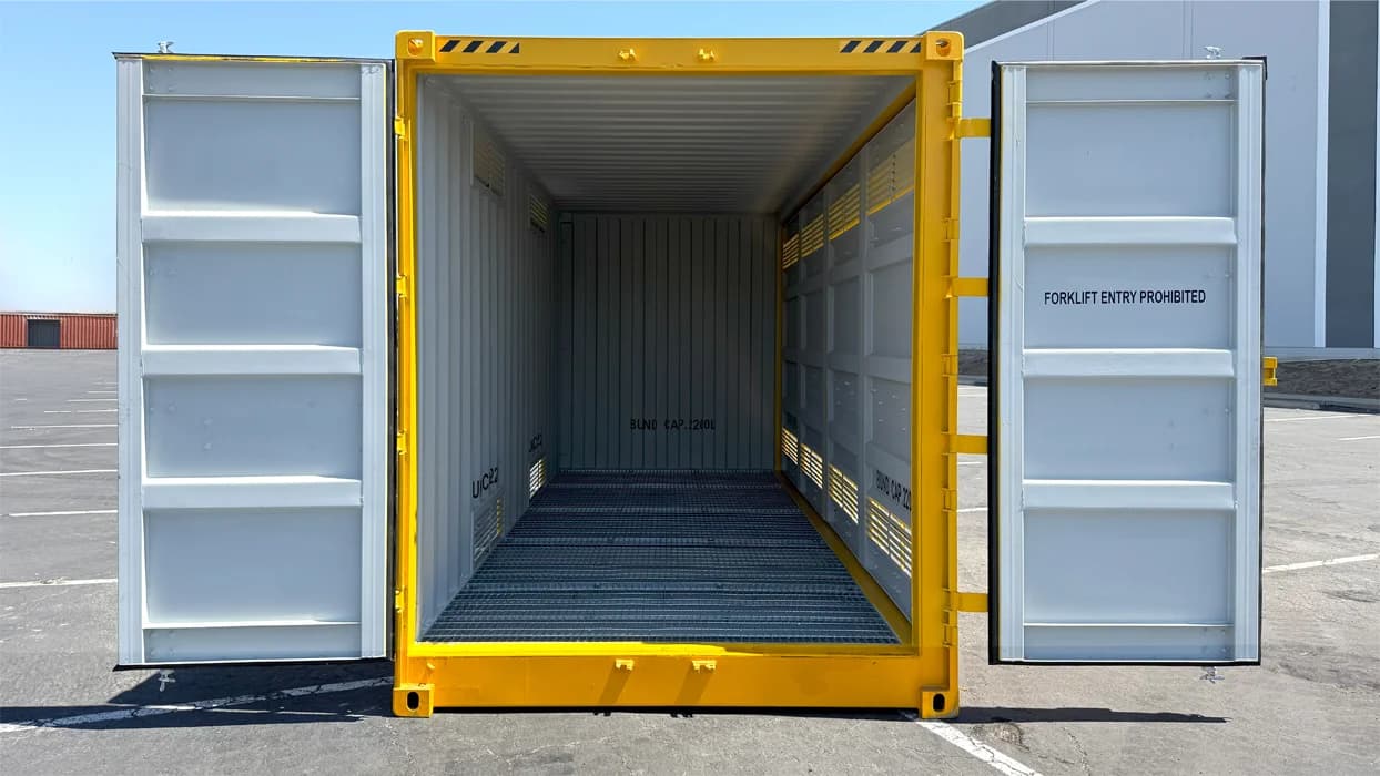20 New High Cube Open Side Hazmat 
