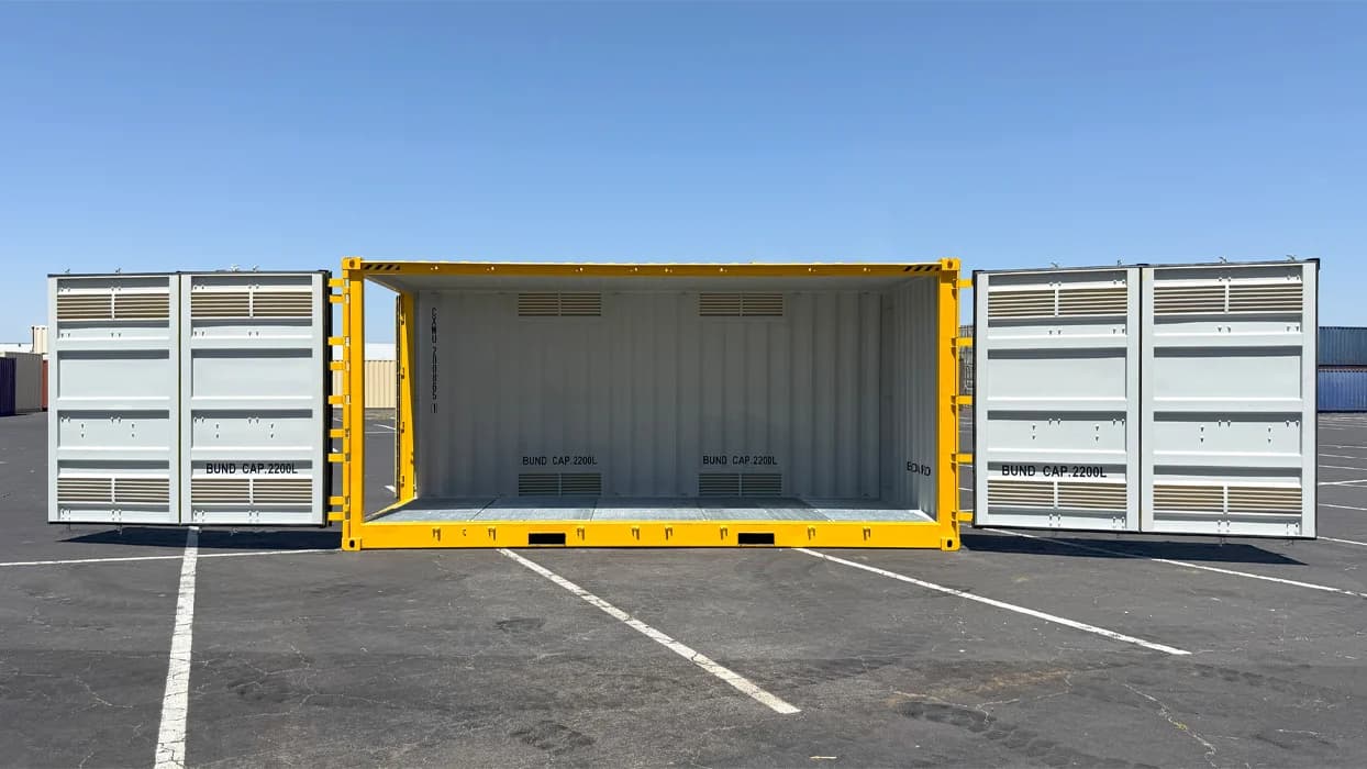 20 New High Cube Open Side Hazmat 