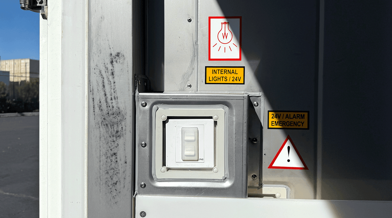 20ft Blast Freezer Container -40°F to 70°F