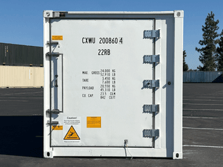 20ft Blast Freezer Container -40°F to 70°F