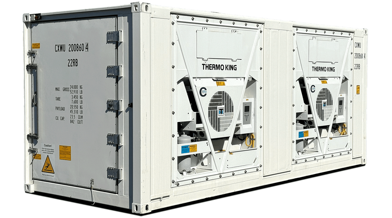 20ft Blast Freezer Container -40°F to 70°F | Conexwest