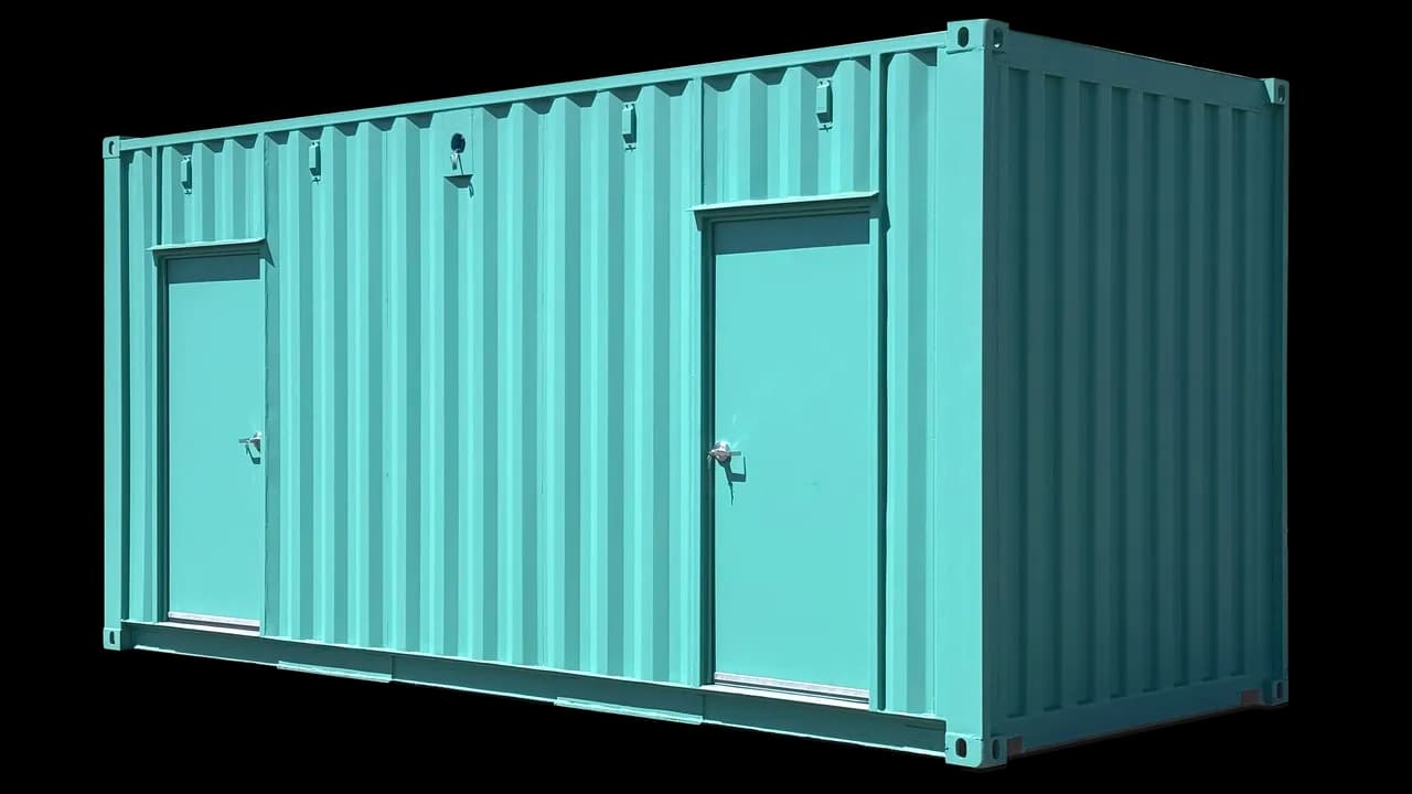 20ft High Cube New 2x ADA Restroom Container