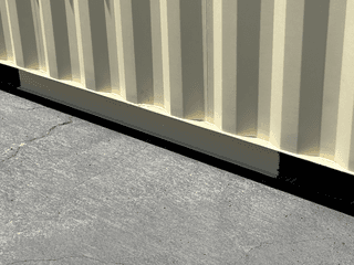 20ft mobile Ground Level Office and storage container combo for rent