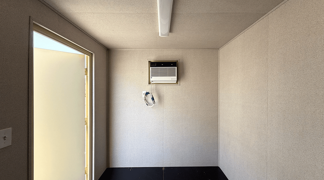 20ft mobile Ground Level Office and storage container combo for rent