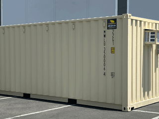 20ft mobile Ground Level Office and storage container combo for rent