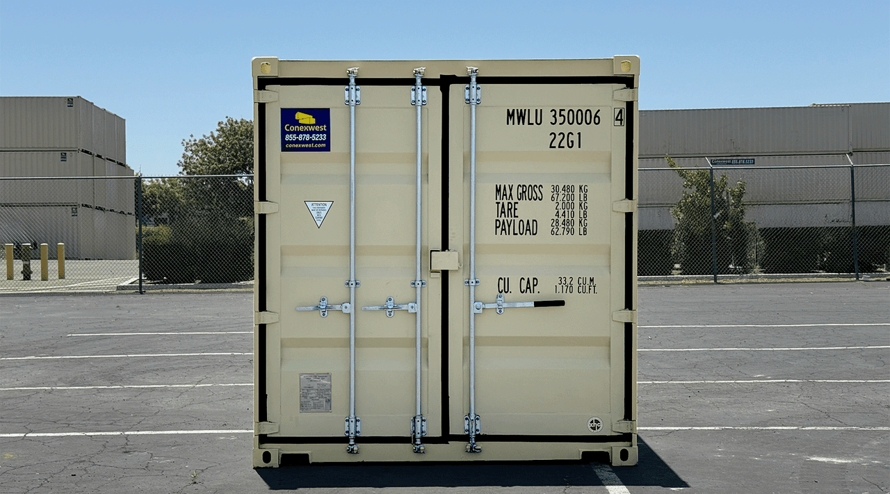 20ft mobile Ground Level Office and storage container combo for rent