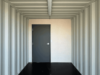 20ft mobile Ground Level Office and storage container combo for rent