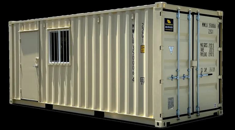 20ft combo office plus storage container for sale
