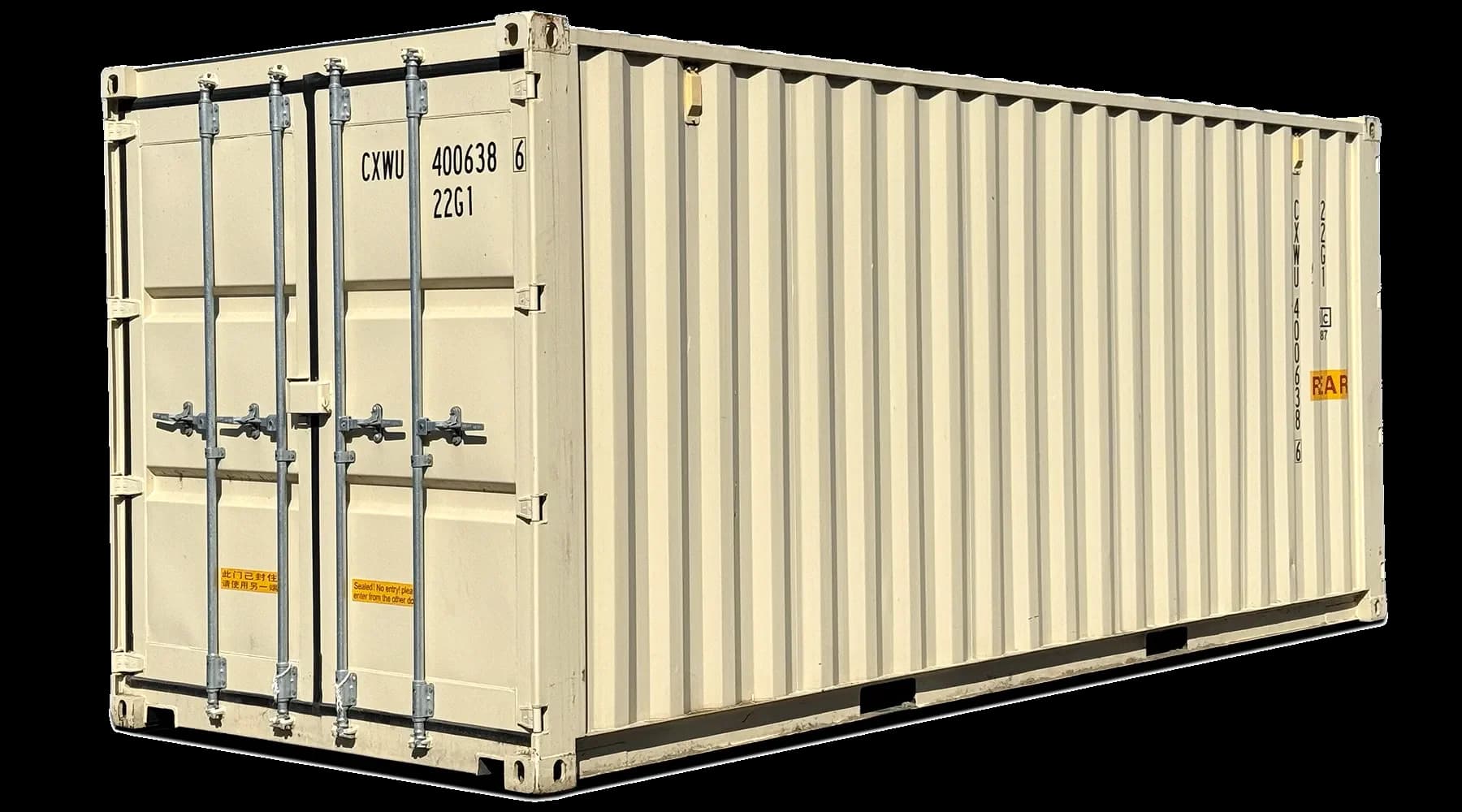 20ft New Double Door Shipping Container