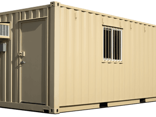 20ft New Ground Level Office with Restroom | Conexwest