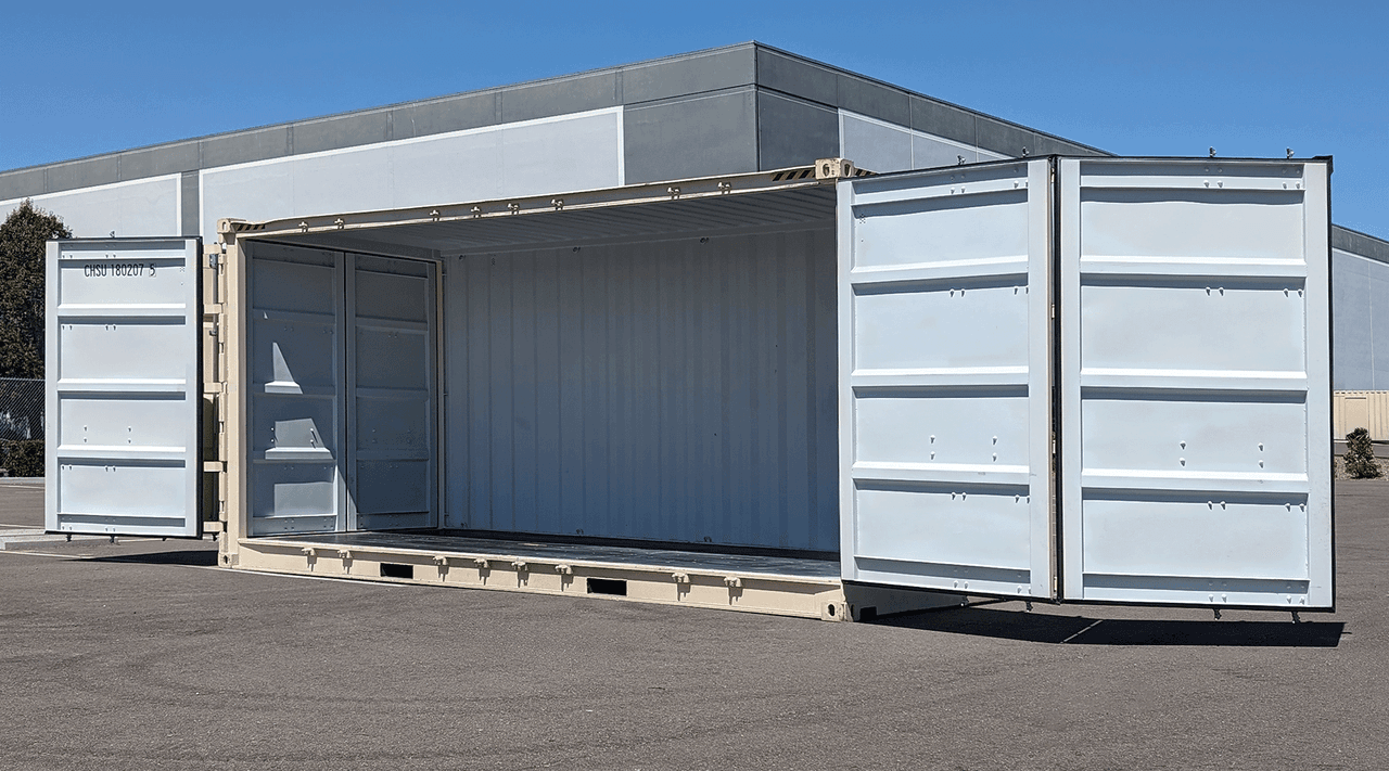20ft New High Cube Open Side Shipping Container