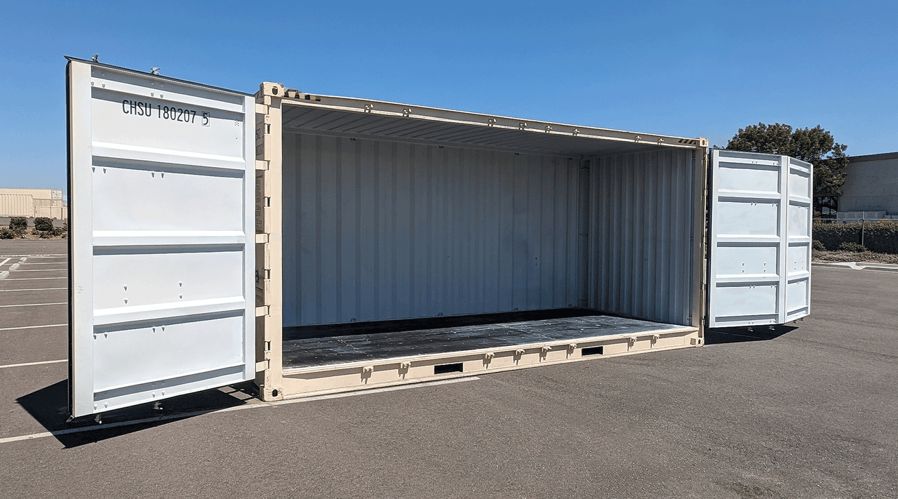 20ft New High Cube Open Side Shipping Container