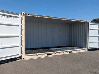 20ft New High Cube Open Side Shipping Container
