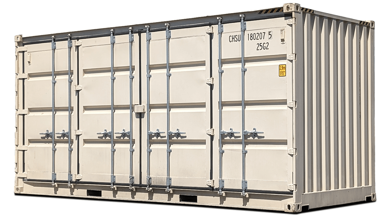 20ft New High Cube Open Side Shipping Container | Conexwest