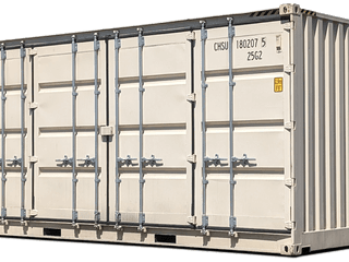 20ft New High Cube Open Side Shipping Container | Conexwest