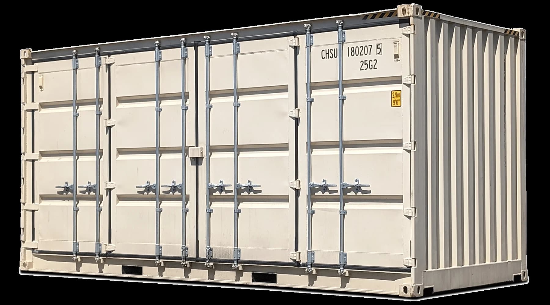 20ft New High Cube Open Side Shipping Container | Conexwest