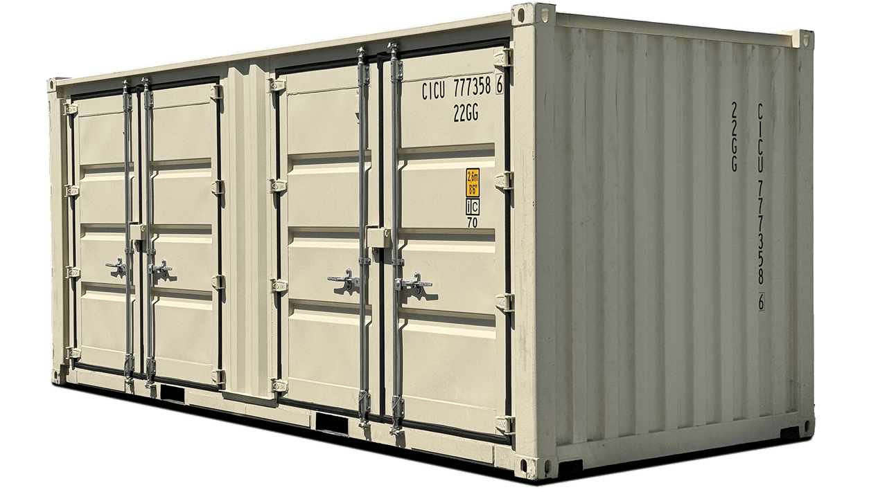 20ft New Open Side 2 Door Shipping Container | Conexwest