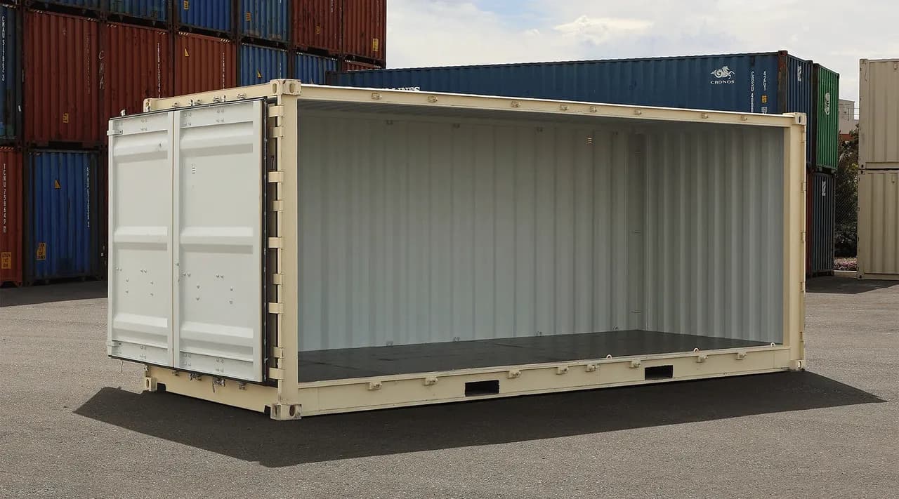 20ft New Open Side Shipping Container