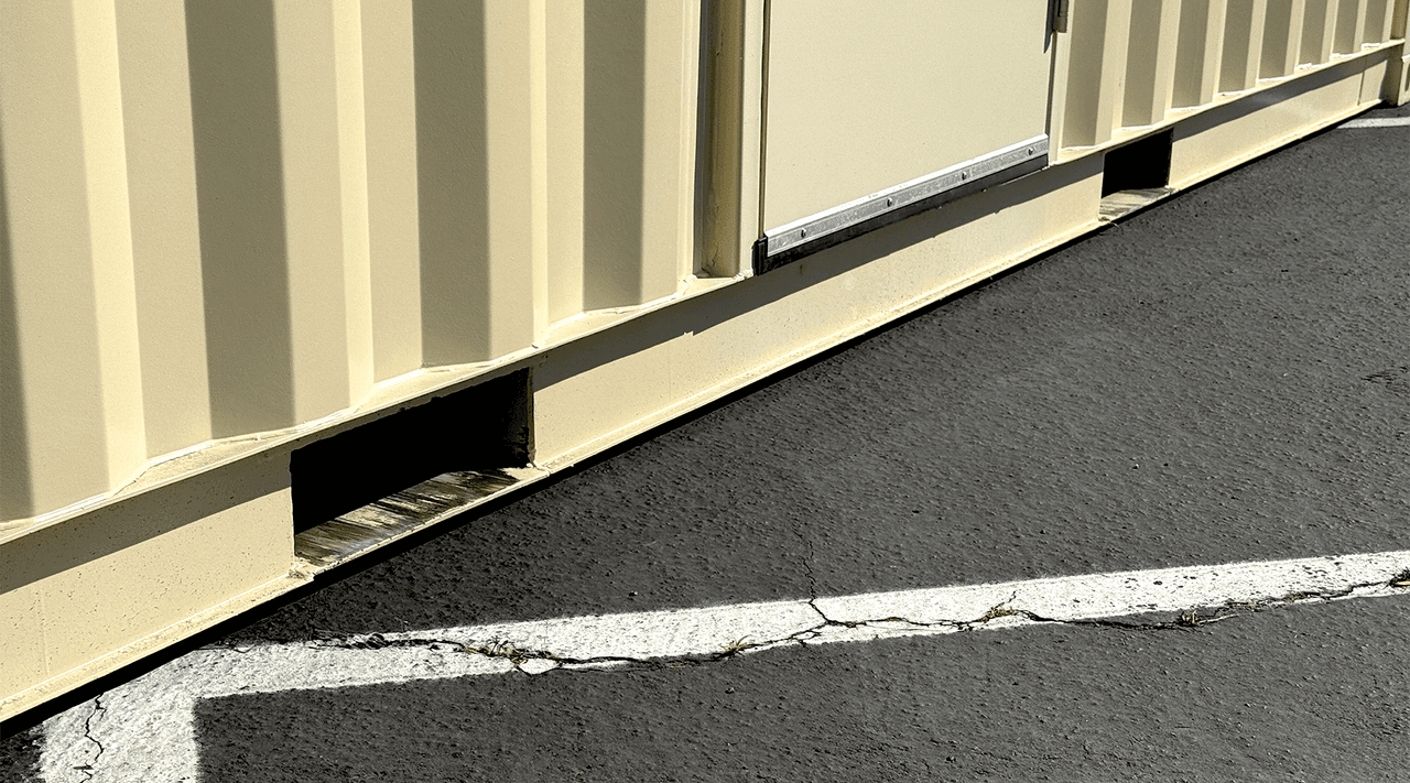 20ft On-Site Mobile Ground Level Office Container for Rent