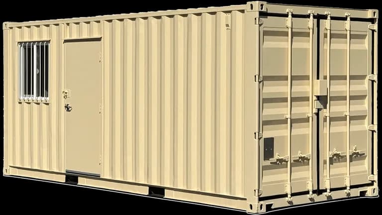20ft combo office plus storage container for sale
