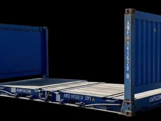 20ft Used Flat Rack Container | Conexwest