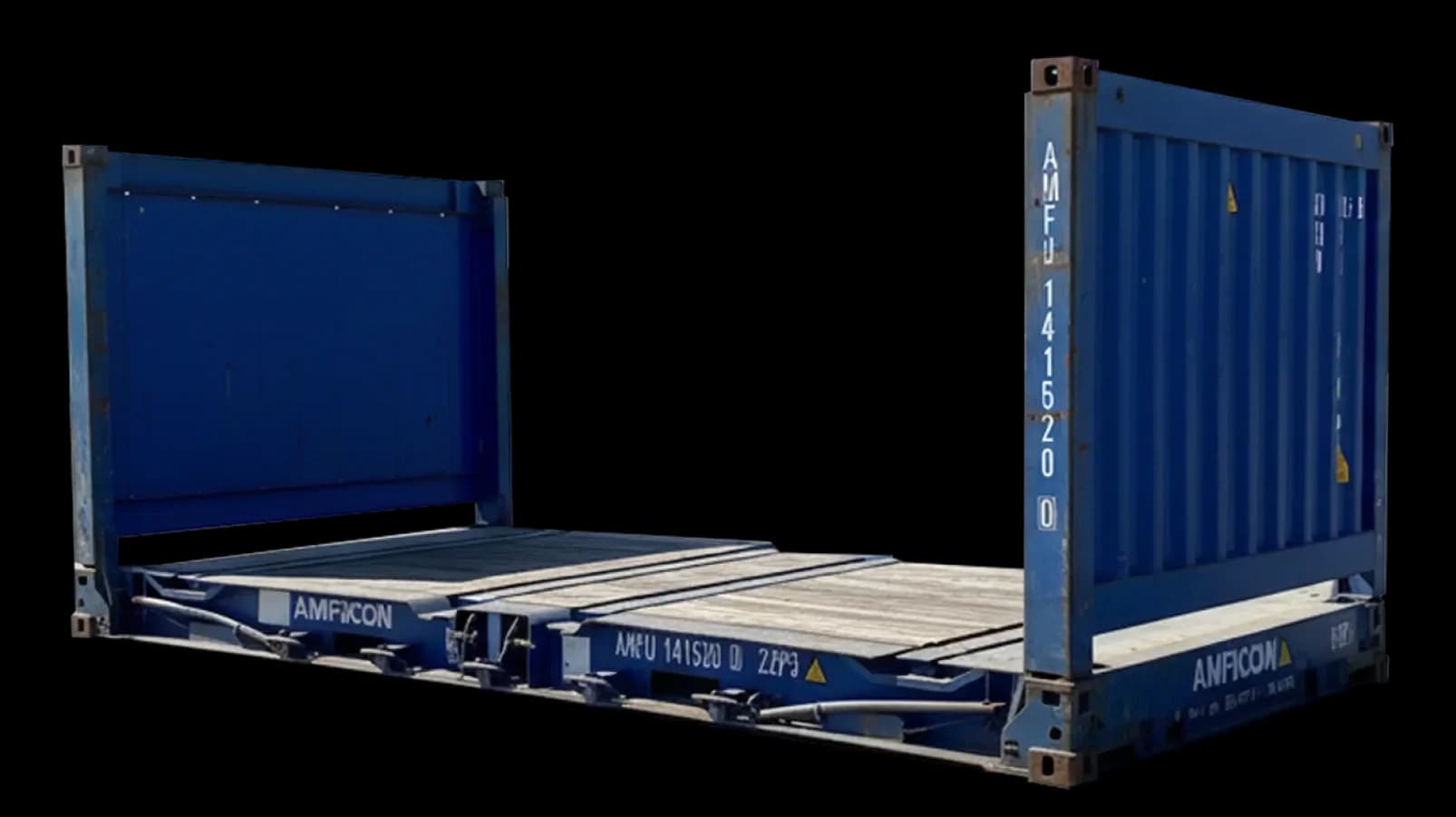 20ft Used Flat Rack Container | Conexwest
