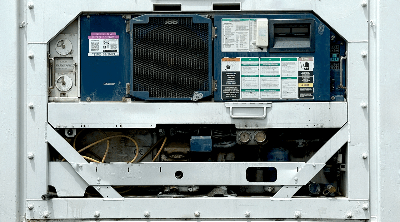 20ft Used Standard Refrigerated ISO Container 408-480 V 3 Ph 25 Amp for sale