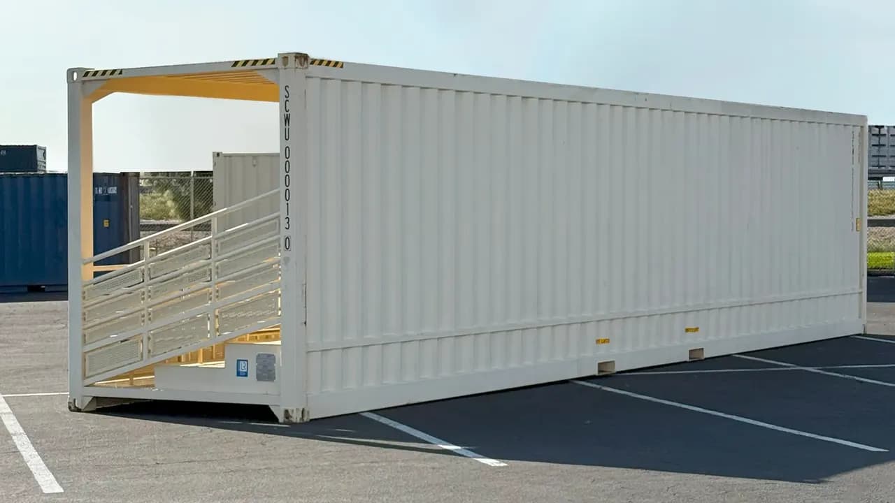 40ft New High Cube Bleacher Container