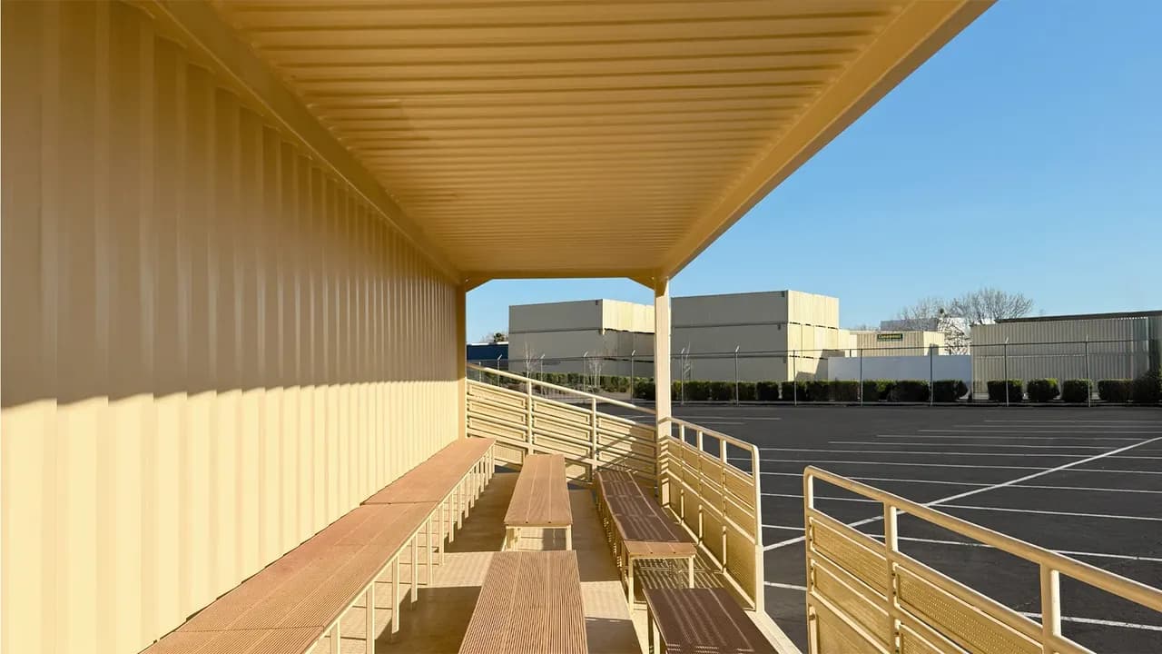 40ft New High Cube Bleacher Container