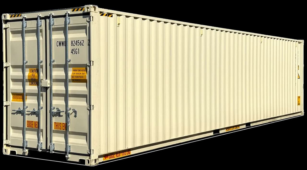 40ft New High Cube Double Door Shipping Container
