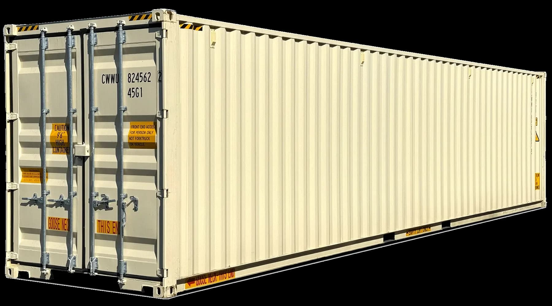 40ft New High Cube Double Door Shipping Container