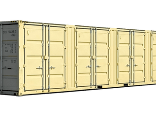 40ft New High Cube Open Side 4-Doors Shipping Container | Conexwest