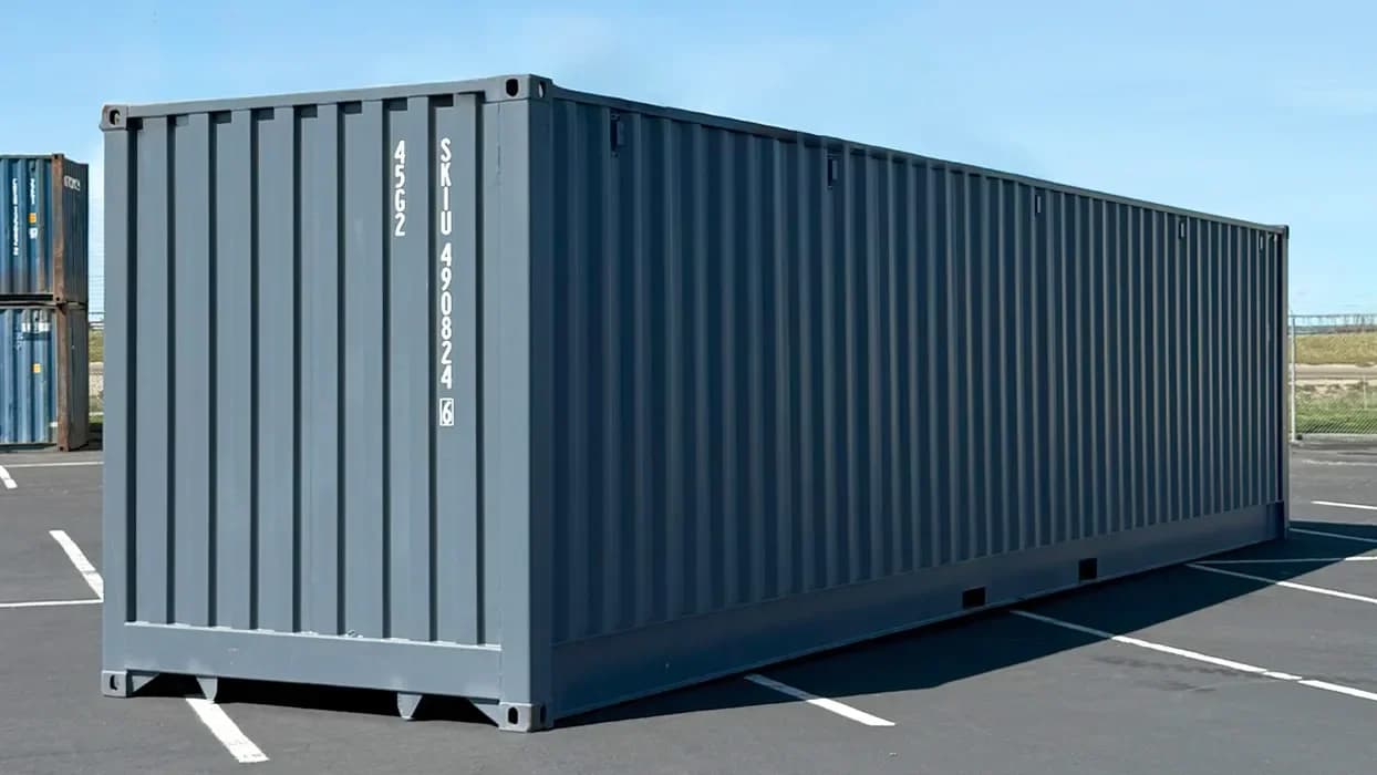 40ft New High Cube Open Side Shipping Container