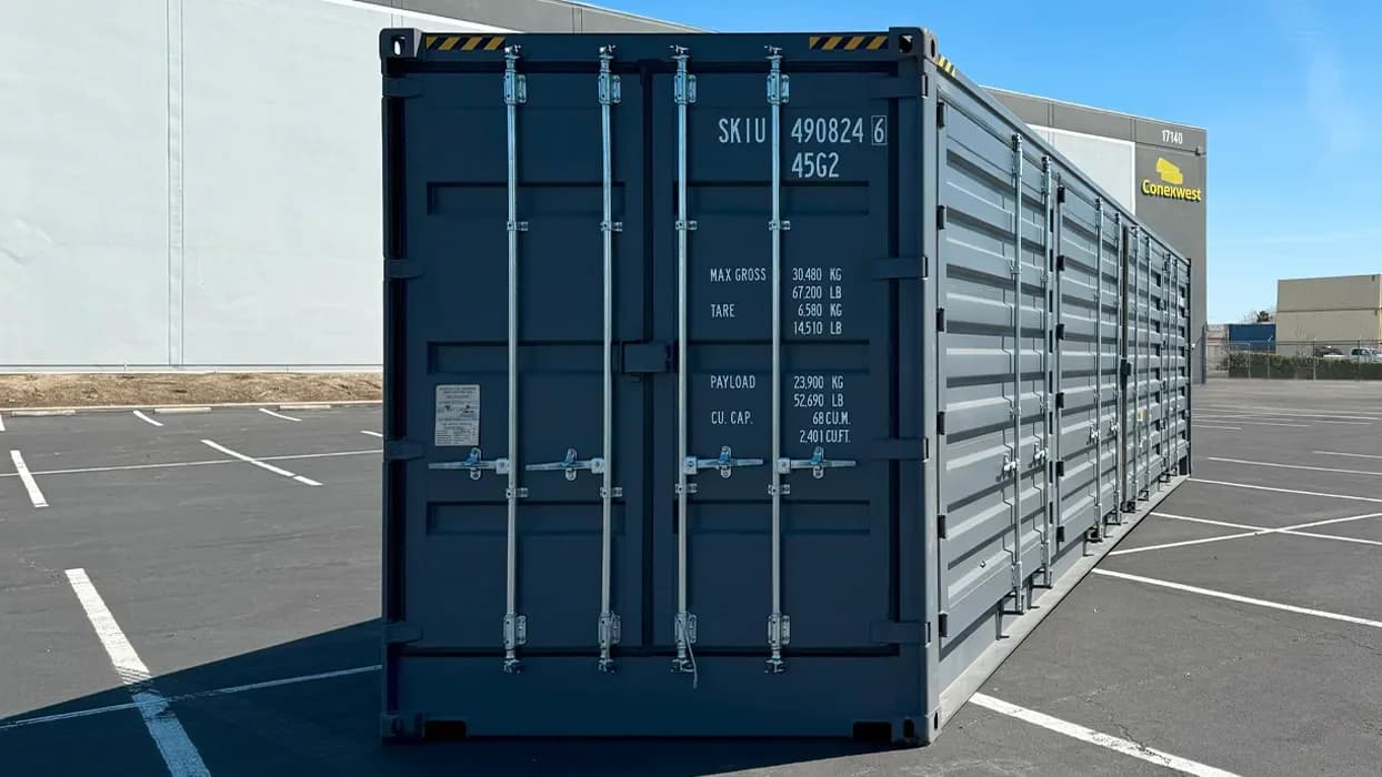 40ft New High Cube Open Side Shipping Container