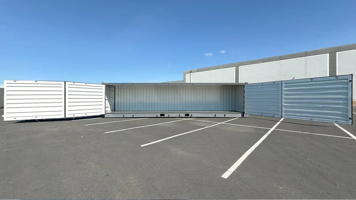 40ft New High Cube Open Side Shipping Container