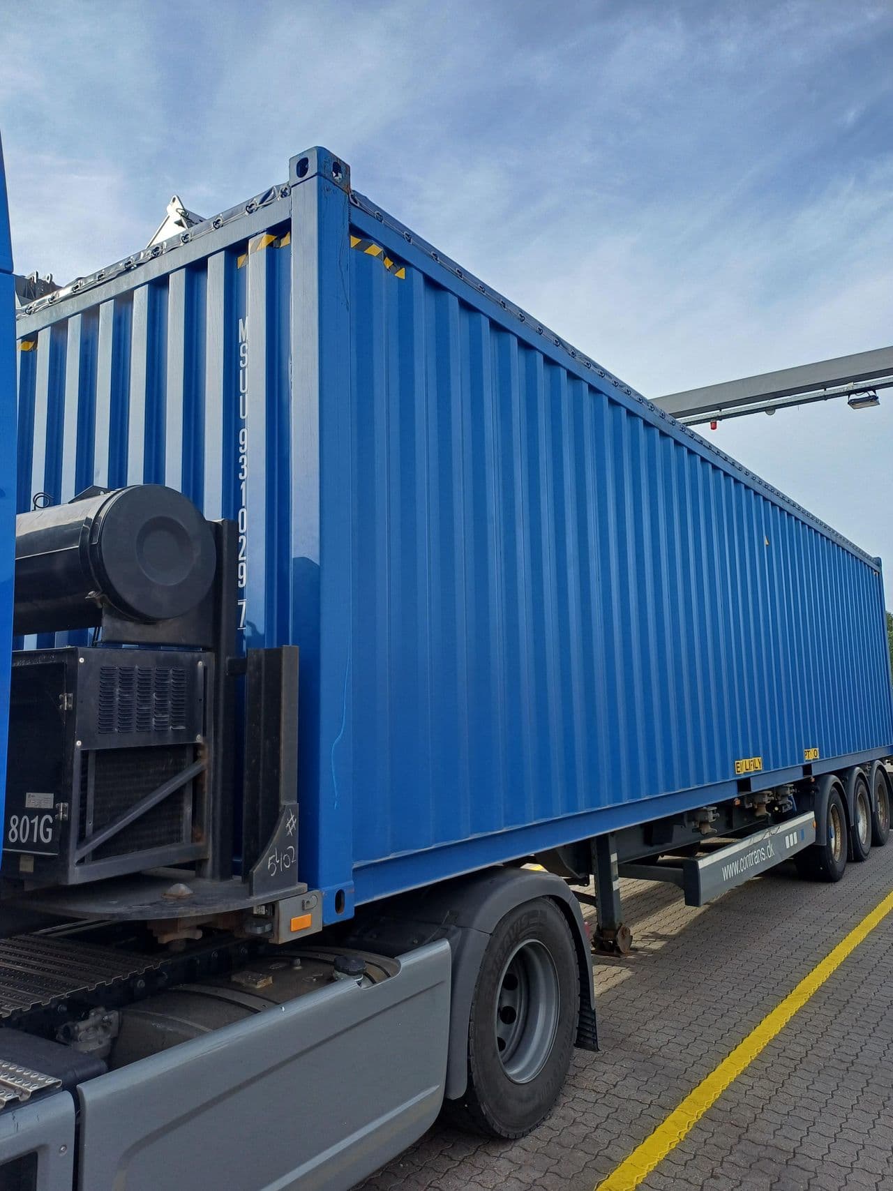 40ft New High Cube Open Top Soft Roof Shipping Container
