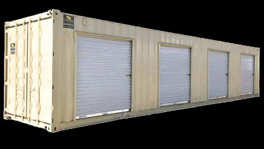 40ft New Refurbished Shipping Container with Roll-Up Door